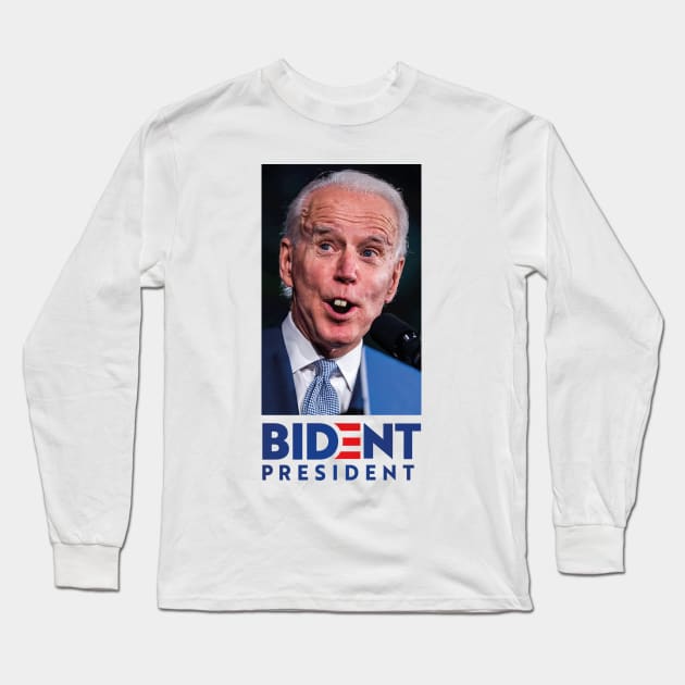 Bident President Long Sleeve T-Shirt by NostraDomus
